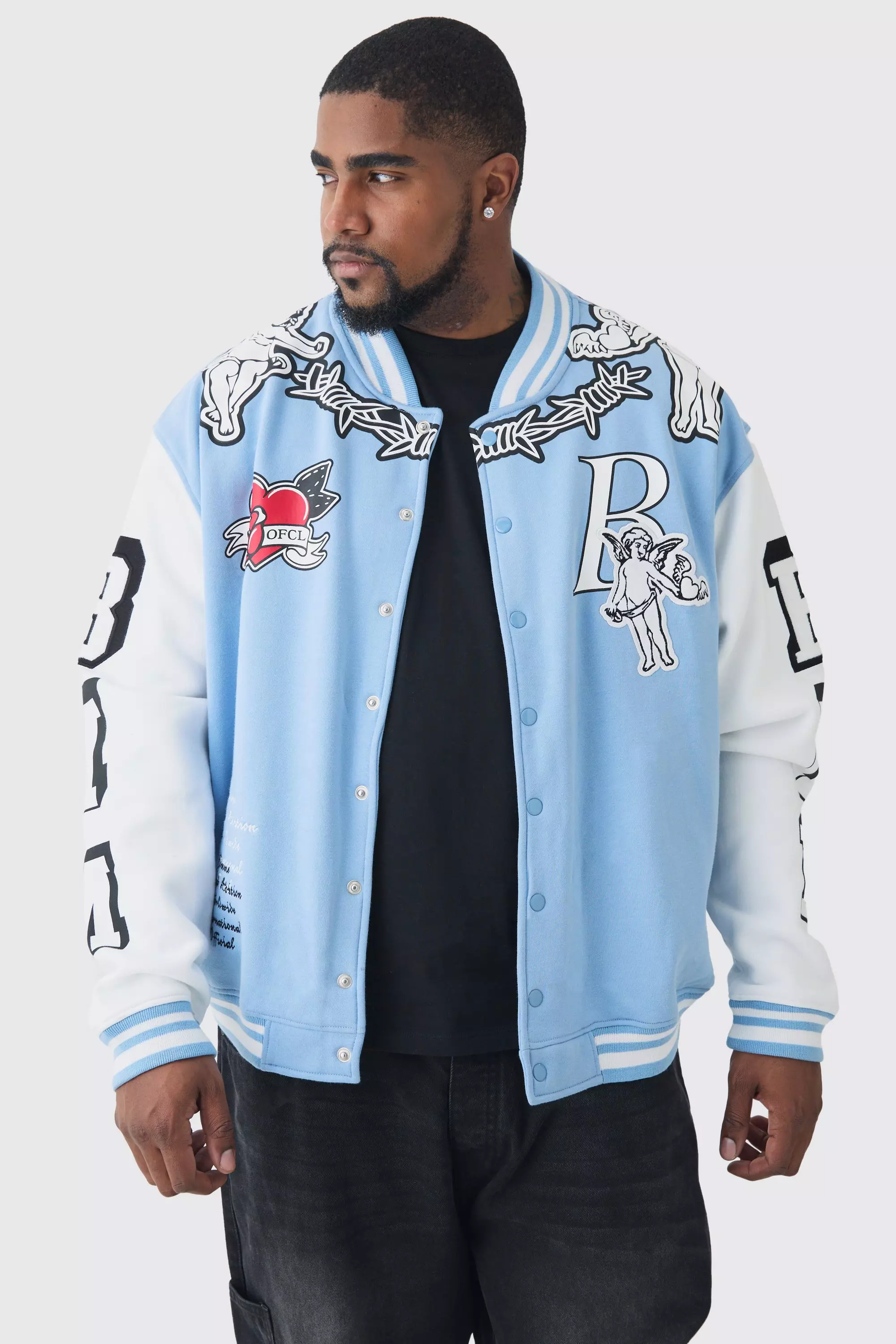 Plus size jersey jacket best sale